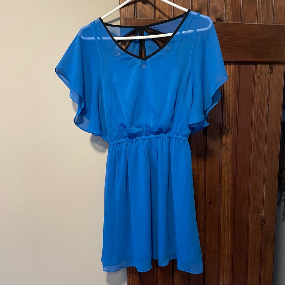 Express Cinched Waist Cutout Dress